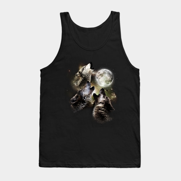 Three Wolf Moon - Alternate Tank Top by kaliyuga